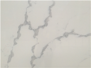 V180 White Quartz with Marble Vein , Quartz Tiles & Slabs , Floor Covering Tiles, Quartz Wall Covering Tiles,Quartz Skirting